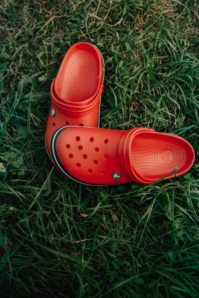 Red Crocs
